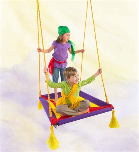 Magic carppet swing set